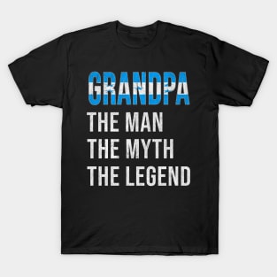 Grand Father Honduran Grandpa The Man The Myth The Legend - Gift for Honduran Dad With Roots From  Honduras T-Shirt